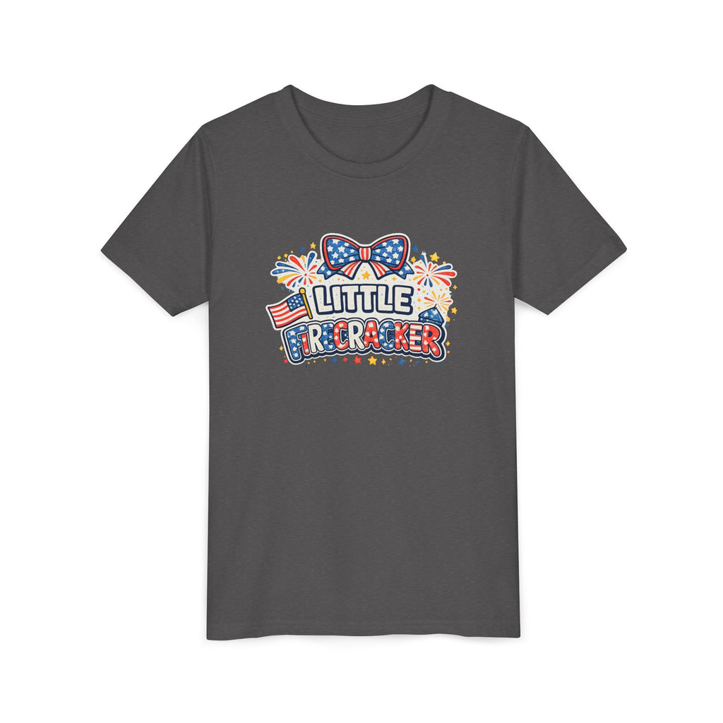 Kids Tee — "Little Firecracker" Patriotic 4th of July Shirt